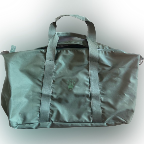 Authentic Rare Rolex Green Weekend Bag - Nylon - Picture 4 of 5